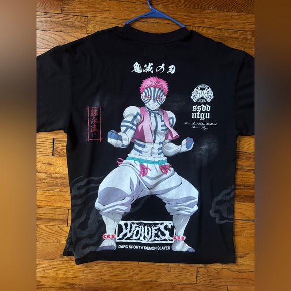 Darc Sport Demon Slayer Akaza Oversized Tee Medium - Picture 3 of 3
